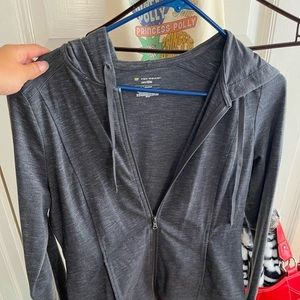 Grey zip up